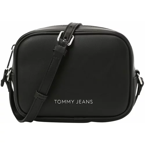 Tommy Jeans Torba za čez ramo 'Essential' črna