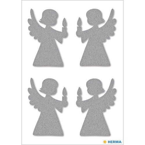 Grupo NALEPKE IZ SREBRNEGA FILCA MAGIC ANGELS, (20854996) Cene