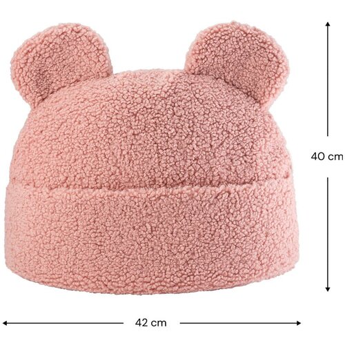 Wigiwama Rožnata otro&amp;scaron;ka sedežna blazina boucl&amp;eacute; Teddy Pouch &amp;ndash; Slike