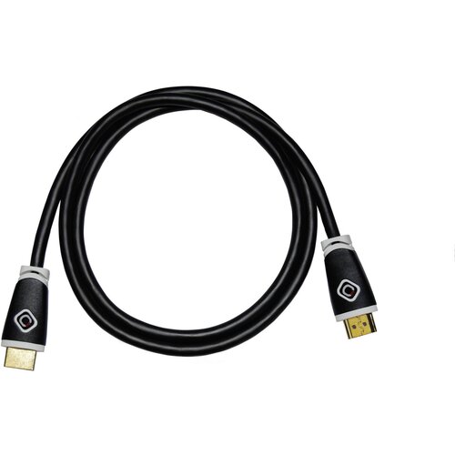 Oehlbach HDMI priključni kabel HDMI-A vtič\, HDMI-A vtič 2.50 m črna 128 avdio povratni kanal\, pozlačeni konektorji\, Ultra HD (4k) HDMI HDMI kabel, (20410853) Slike