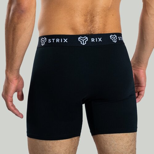 STRIX mu&amp;scaron;ke bokserice Essential 2 Pack Black XXXL Slike