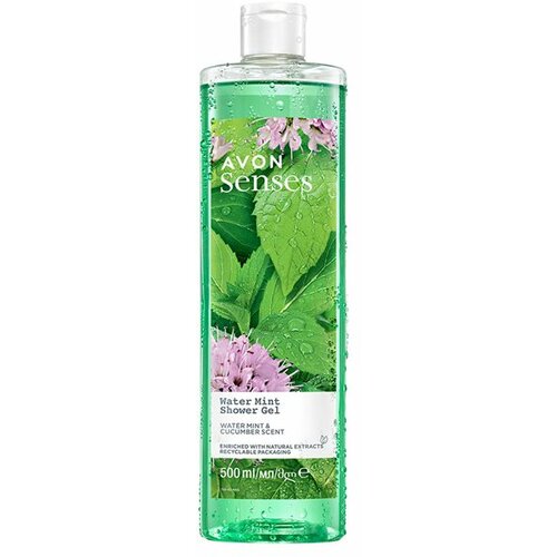 Avon Senses Water Mint gel za tuširanje 500ml Slike
