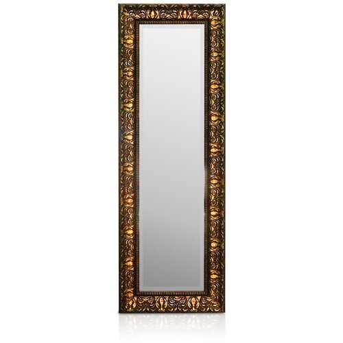 Casa Chic Greenford ogledalo z lesenim okvirjem pravokotno 130 x 45 cm Vintage Cene