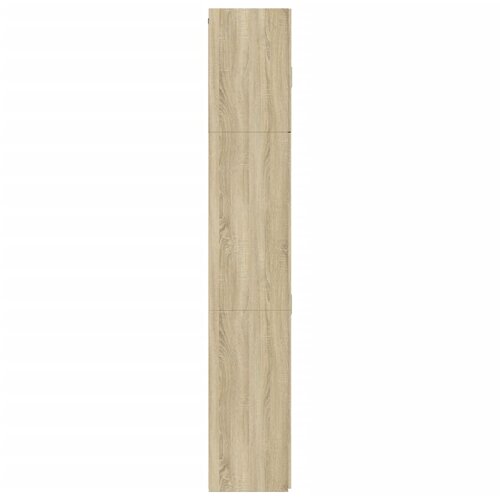 Visoka komoda boja hrasta 80x42,5x249 cm od konstruiranog drva Slike