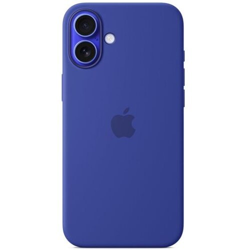 Apple iPhone 16 Plus silicone case with MagSafe Ultramarine, (21458800) Cene