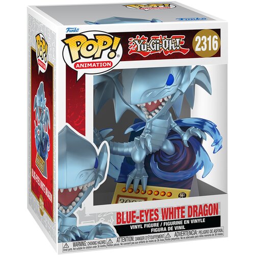 Funko Pop Premium Yu Gi Oh Blue Eyes White Dragon Card Slike