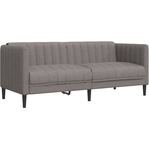 Maison Chic kavč - Sofa - Kanape dvosed temno taupe tkanina, (21726853) Cene