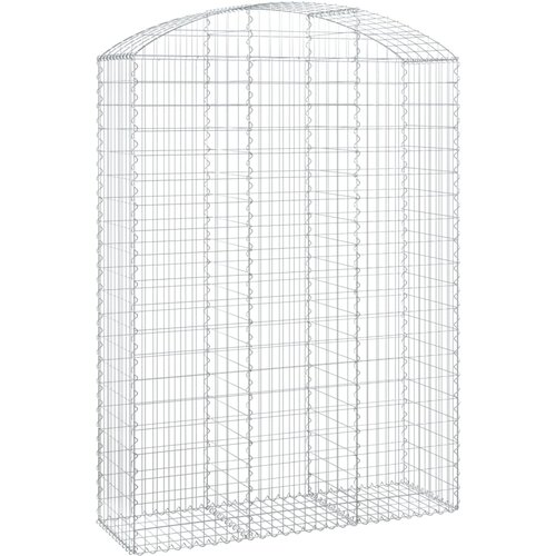  Gabionska ko&amp;scaron;ara s lukom 150x50x200/220 cm pocinčano željezo Slike