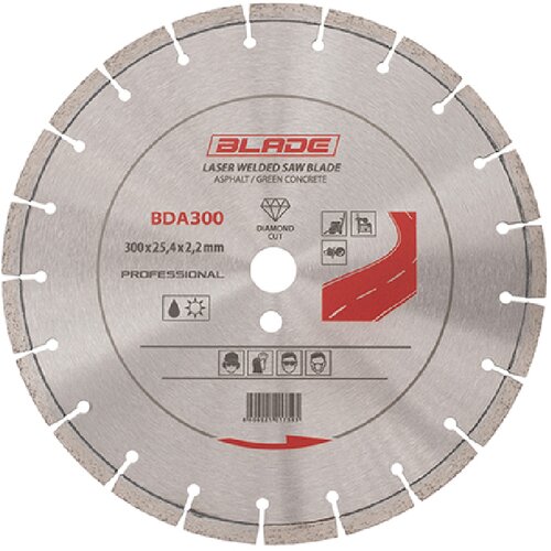 Blade disk dij. BetonAsfalt 300x25,4 Slike