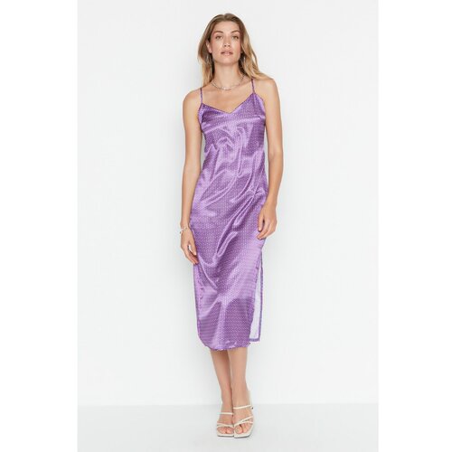 Trendyol Purple Strap Dress Slike