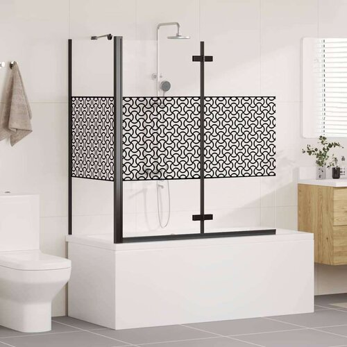 VidaXL Kupka Zatvaranje Geometrijski Crna 120 x 67 x 129 cm Slike
