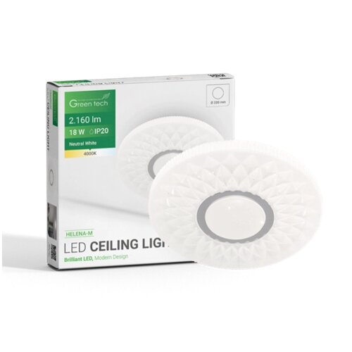 Greentech LED PLAFONJERA 18W 4000K 33CM Slike