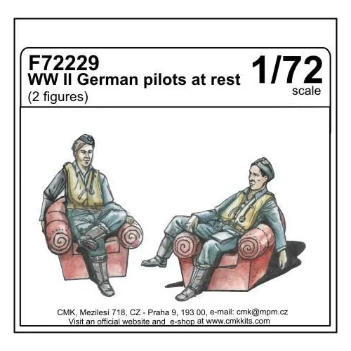 Special-Hobby WWII German pilots at rest, (21287241)