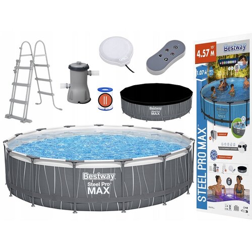Bestway Bazen Bestway z LED osvetlitvijo 7v1 (457x107cm) Cene