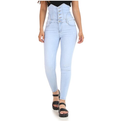 La Modeuse Jeans 18099_P49930 Modra Slike