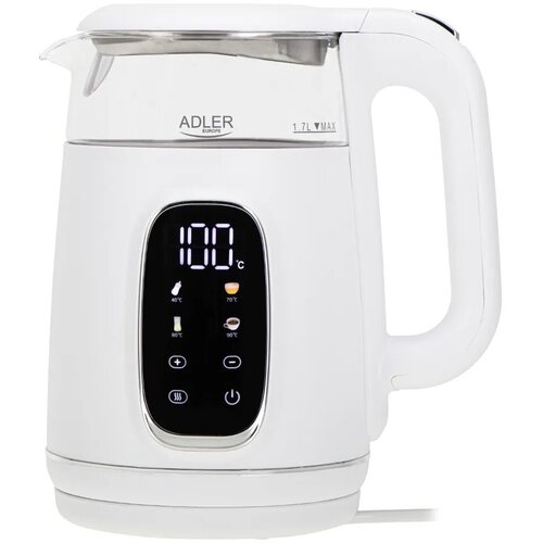 Adler Grelnik vode AD 1305-WS, 2200W, 1.7L, LED, belo-srebrn, (5000007907) Cene