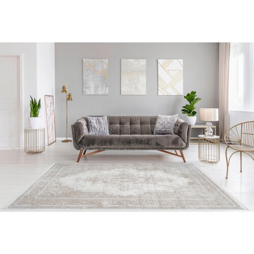 Pierre Cardin tkana preproga elysee 902 120/170 cm krem barve Slike
