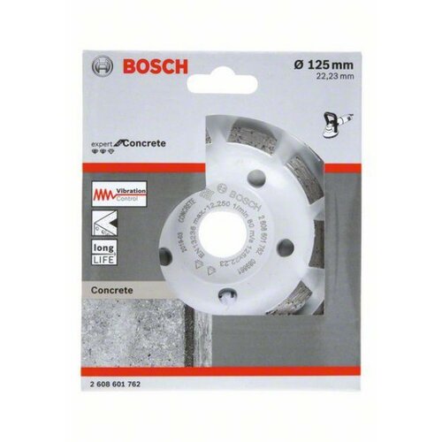 Bosch expert for concrete long life dijamantska lončasta ploča za brušenje 125 x 22,23 x 5 mm ( 2608601762 ) Slike