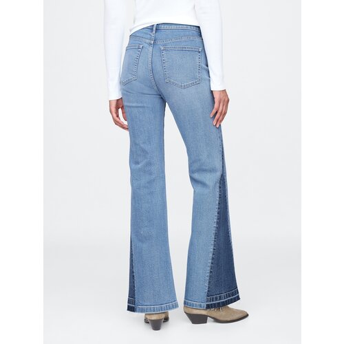 GAP Jeans '70s flare High Rise Patched - Women's Cene