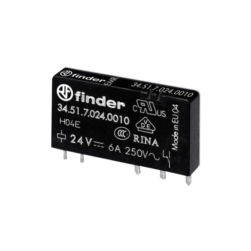 Finder 34.51.7.012.0010 relej za tiskane pločice 12 v/dc 6 a 1 prebacivanje 1 st. tube Cene
