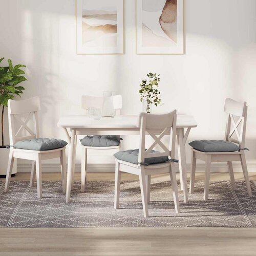  Jastučići za sjedenje 4 pcs Svijetlo siva 40 x 40 x 6 cm Cene