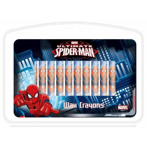 Marvel Voščene barvice Ultimate Spider-Man, 12 kosov