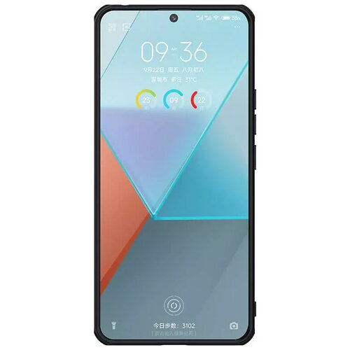 Nillkin Maska za telefon Super Frosted Shield Pro za Xiaomi Redmi Note 13 Pro crna Slike