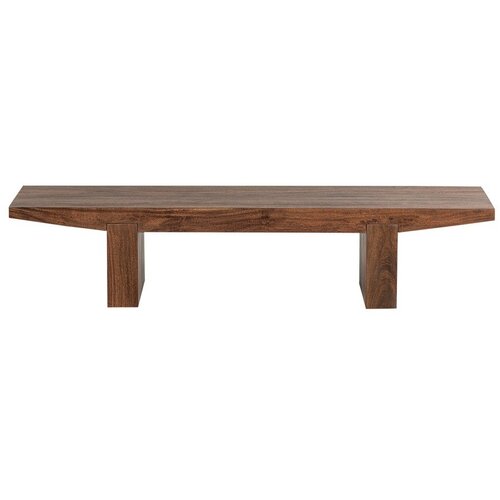 WOOOD Stolić za kavu od masivnog bagrema u tamnoj prirodnoj boji 48x152 cm Eron &ndash; Cijene