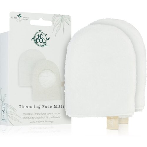 So Eco Cleansing Face Mitts čistilne blazinice (2 ks) Slike
