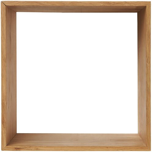House Nordic Polica s vi&amp;scaron;e razina od punog hrasta u prirodnoj boji 30 cm Lattoon &amp;ndash; Slike