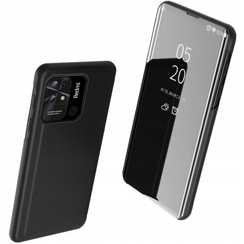 HURTEL CLEAR VIEW CASE ETUI OBUDOWA POKROWIEC FUTERAŁ DO XIAOMI REDMI 10C CZARNE, (21899527) Cene