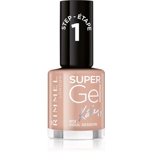 Rimmel London Super Gel By Kate gel lak za nohte brez uporabe UV/LED lučke odtenek 012 Soul Session 12 ml Cene