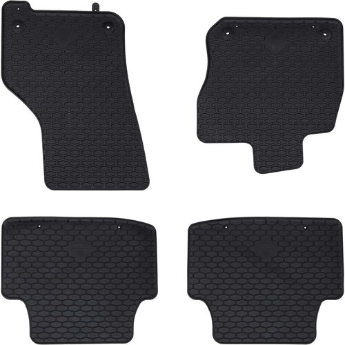  Auto tepih 4 pcs Crna prikladno za LEON eTSI MHEV 2020- Guma Slike