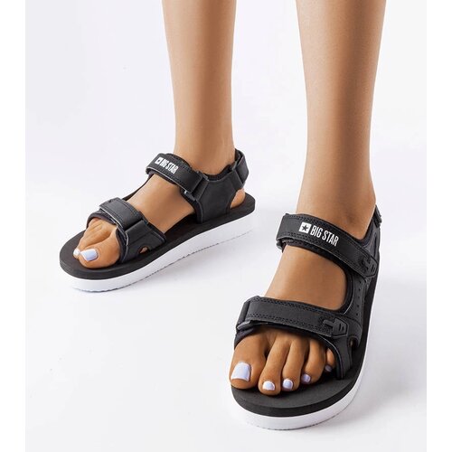 Big Star Black foam sandals Slike