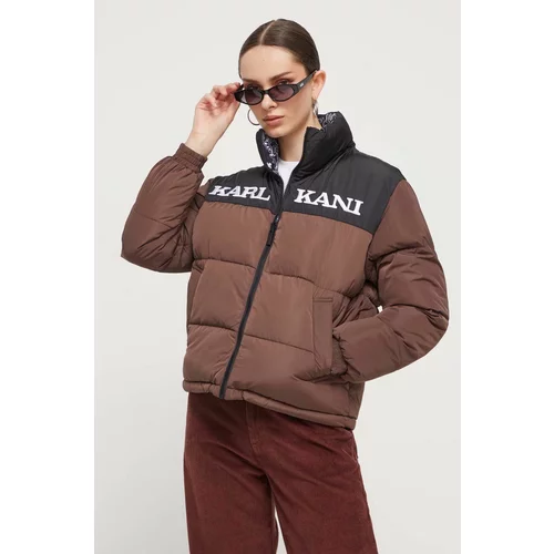 Karl Kani Dvostrana jakna za žene, boja: smeđa, za zimu