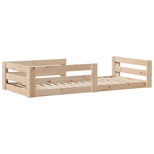  Okvir kreveta bez madraca 70x140 cm od masivne borovine Slike