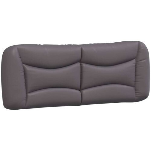 VidaXL Okvir za krevet s uzglavljem sivi 120x200 cm od umjetne kože Slike