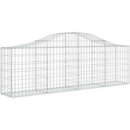 VidaXL Lučne gabionske ko&amp;scaron;are 5 kom 200x30x60/80 cm pocinčano željezo Slike