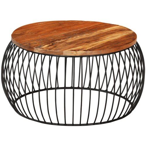 The Living Store Klubska mizica Ø 68 cm trden predelan les - Klubska Mizica, (21575252) Cene