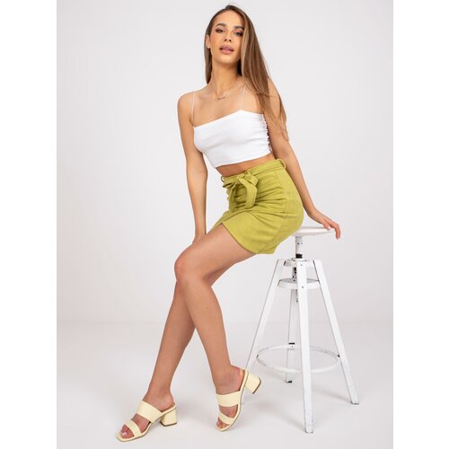 Italy Moda Skirt-DHJ-SD-15680.28X-Lime Slike