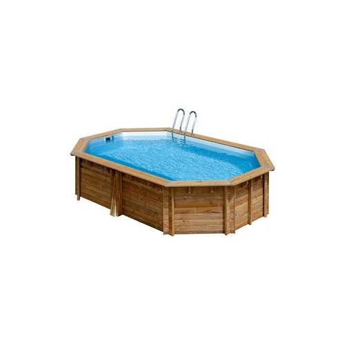  GRE CANELLE 2 SET OVALNI DRVENI BAZEN 5,36 X 3,36 X 1,17m 7982 Cene