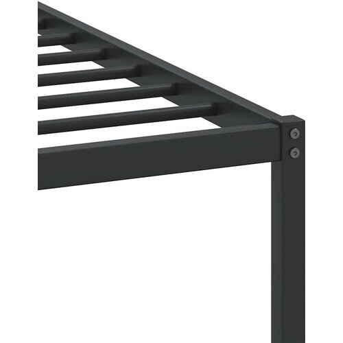 VidaXL Okvir kreveta bez madraca dimljena boja hrasta 75x190 cm drveni Slike