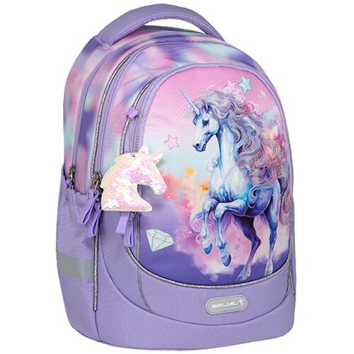 Belmil Anatomski ranac Leisure plus 338-87 Bright Rainbow 28x19x36cm Cene