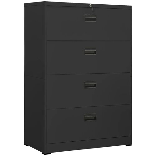 Furnova Arhivska omarica antracitna 90x46x134 cm jeklo, (21919636) Slike