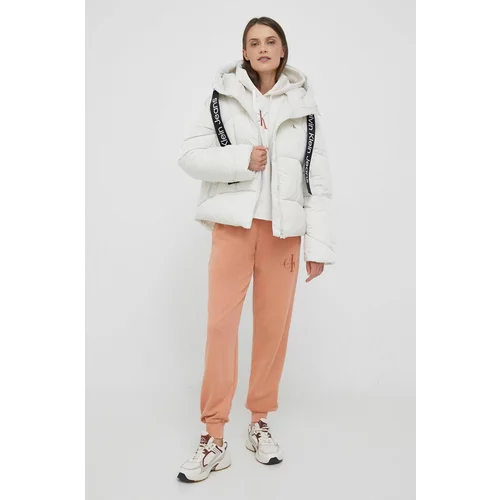 Calvin Klein Jeans Jakna za žene, boja: bež, za zimu, oversize