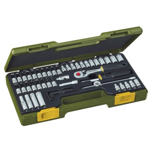 Proxxon 50-delna garnitura nasadnih ključeva i odvijača sa čegrtaljkom 1/4" P23280 Cene