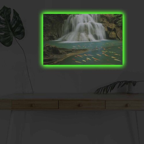 Wallity Zidna slika sa LED osvetljenjem 4570DHDACT-024, 45x70 cm Cene
