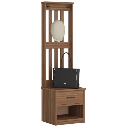 vidaXL Drvo za dvoranu SANDENS 45x40x159,5 cm puno drvo bor Cijene