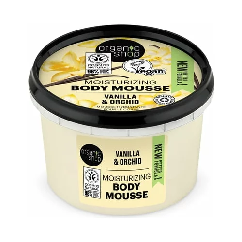 Organic Shop Body Mousse Bourbon Vanilla