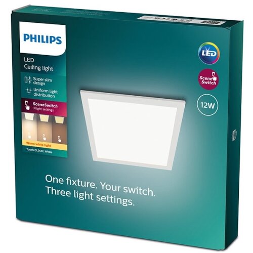 Philips LED prigu&amp;scaron;iva plafonska lampa SLIM SCENE SWITCH LED/12W/230V 2700K Slike